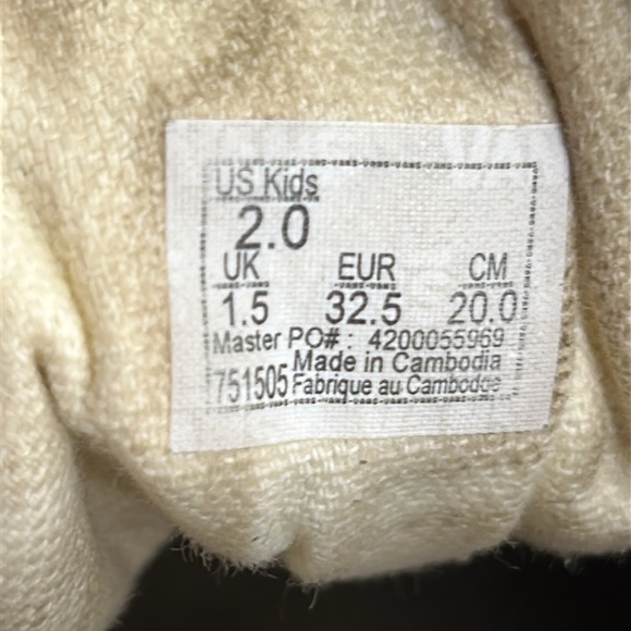 VANS OLD SHOOL ELECTRIC FLAME SKATEBOARD SNEAKERS SIZE KIDS 2 - Picture 10 of 13